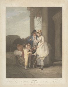 Les cris de Londres : Rond et Sonore, Cinq Pence la Livre, Cerises du Duc, gravé par Anthony Cardon, 1795
