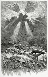La Débâcle - illustration de Napoléon le Petit, 19ème siècle