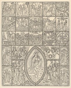 Les Quinze Mystères et la Vierge du Rosaire, Impression moderne, 1488