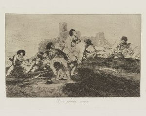 Aun podrán servir (Ils peuvent encore être utiles), pl. 24 de la série Los desastres de la guerra (Les désastres de la guerre)