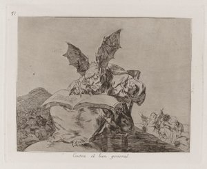 Contre le bien commun, pl. 71 de la série Les désastres de la guerre - Francisco de Goya