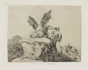 Contra el bien general. (Contre le bien commun.), pl. 71 de la série Los desastres de la guerra (Les désastres de la guerre) - Francisco de Goya