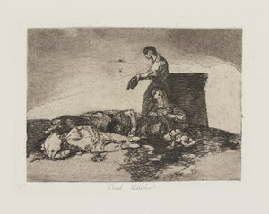 Cruelle pitié !, pl. 48 de la série Les désastres de la guerre