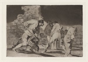 Disparate furioso, également connu sous le nom de Hizonos dios y maravillamos nos - Francisco de Goya