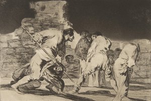 Disparates Los Proverbios, ca. 1816-23 publié en 1864 - Francisco de Goya