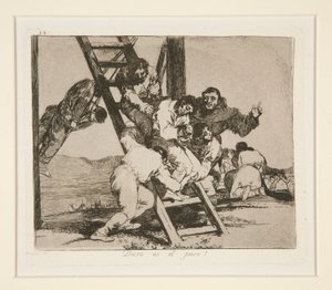 Duro es el paso! - Francisco de Goya