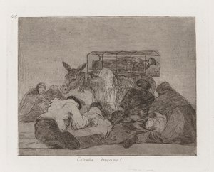 Extraña devoción!, Planche 66 de Los desastres de la guerra - Francisco de Goya