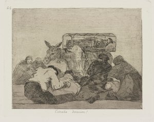 Étrange dévotion!, pl. 66 de la série Les Désastres de la guerre - Francisco de Goya