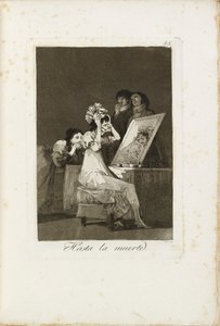 Hasta la muerte, 1799-1799 - Francisco de Goya
