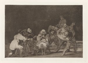 La loyauté, également connu sous le nom de El que no te ama, burlando te difama, de la série Los disparates (Los proverbios)