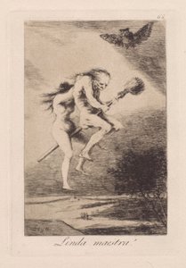Linda maestra!, pl. 68 de la série Los caprichos