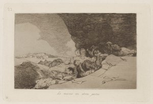 Lo mismo en otras partes, Planche 23 de Los desastres de la guerra - Francisco de Goya