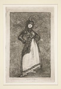 Maja (avec un fond sombre)