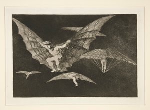 Modo de volar, pl. 13 de la série Los proverbios