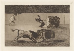 Une autre folie de lui dans la même arène, Planche 19 de La tauromachie - Francisco de Goya