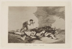 Para eso habeis nacido, pl. 12 de la série Los desastres de la guerra