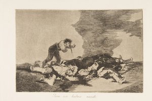 Planche 12 de Les Désastres de la guerre : Cela..., 1810 publié 1863