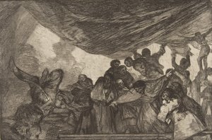 Planche 15 des Disparates : Folie claire, vers 1816-23, publié en 1864
