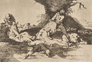Planche 16 des Désastres de la guerre, 1810 publié 1863
