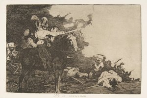 Planche 17 des Désastres de la guerre Los Desastres de la Guerra : Ils..., 1810 publié 1863 - Francisco de Goya