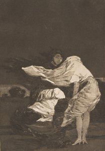 Planche 36 de Los Caprichos : Une mauvaise nuit, vers 1797-98 - Francisco de Goya