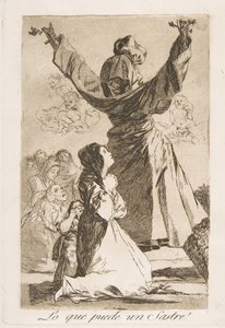 Planche 52 de Los Caprichos: Ce que peut un tailleur! Lo que puede un Sastre!, 1799 - Francisco de Goya