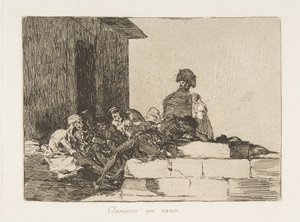 Planche 54 des Désastres de la guerre Los Desastres de la Guerra : Ap..., 1811-12 publié 1863
