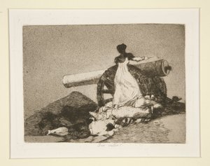 Que valor! (Quel courage!), pl. 7 de Los desastres de la guerra (Les désastres de la guerre) - Francisco de Goya