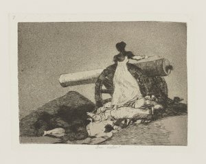 Que valor!, pl. 7 de la série Los desastres de la guerra - Francisco de Goya