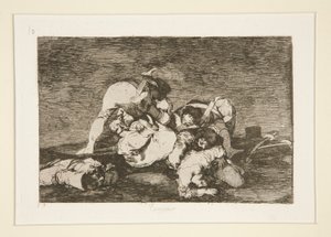 Tampoco (Ni [ceux-ci] non plus), pl. 10 de la série Los desastres de la guerra (Les Désastres de la guerre) - Francisco de Goya