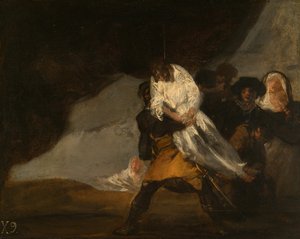 Le Moine pendu - Francisco de Goya