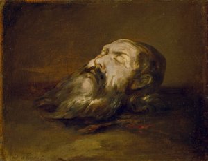 Cabeza de santo degollado