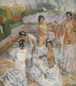 Le Bain de Séville - Francisco Iturrino