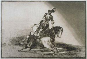 Charles Quint lançant un taureau