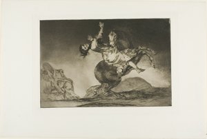 Une femme et un cheval, que quelqu