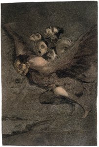 Buen Viage (Bon voyage). Monstres ailés. c.1802 (gravure)