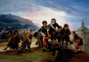 Enfants jouant aux soldats - Francisco Jose de Goya y Lucientes