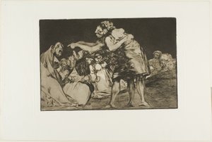 Folie désordonnée, planche sept des Proverbes