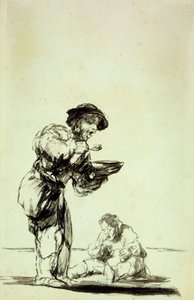 Ceux qui échappent au travail finissent-ils comme ça ? - Francisco de Goya