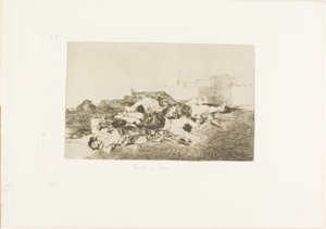 Encore pire, planche 22 de Les Désastres de la guerre - Francisco Jose de Goya y Lucientes