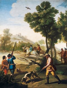 Chasse à la caille, 1775
