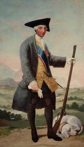 Le roi Charles III (1716-88) en chasseur - Francisco de Goya