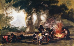 Fabrication de balles dans la Sierra de Tardienda - Francisco de Goya