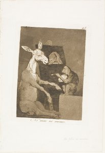Ni plus ni moins, planche 41 de Los Caprichos - Francisco Jose de Goya y Lucientes