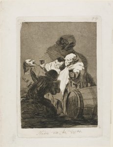 Personne ne nous a vus, planche 79 de Los Caprichos - Francisco Jose de Goya y Lucientes