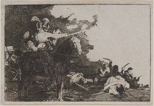 No se convienen de "Desastres de la Guerra" - Francisco de Goya