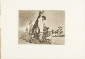 Pas dans ce cas, planche 36 de Les Désastres de la guerre - Francisco Jose de Goya y Lucientes