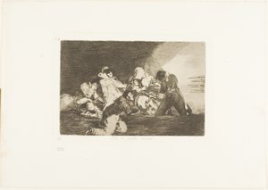 On ne peut pas regarder, planche 26 des Désastres de la guerre - Francisco Jose de Goya y Lucientes