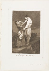 À la chasse aux dents, planche douze de Los Caprichos