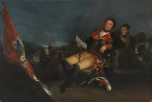 Portrait de Manuel Godoy, surnommé le Prince de la Paix (détail) (huile sur toile)